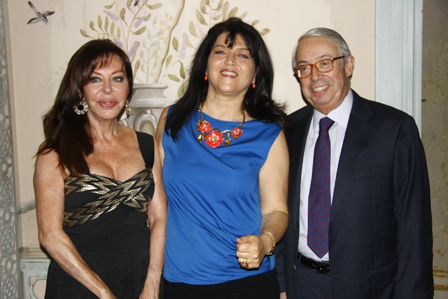Noha and Patrick Baz Singing Dinner 