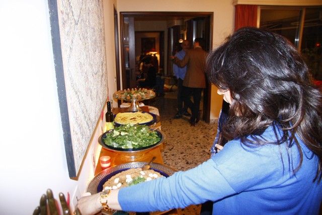 Noha and Patrick Baz Hosting The Star Chef Joe Barza 