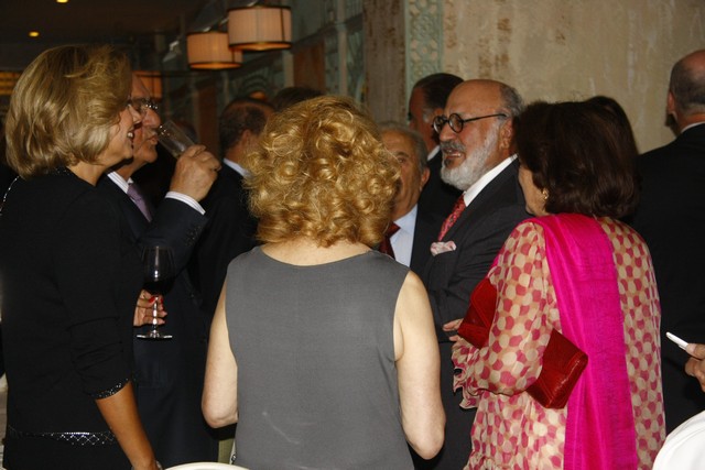 Noha and Patrick Baz Singing Dinner 