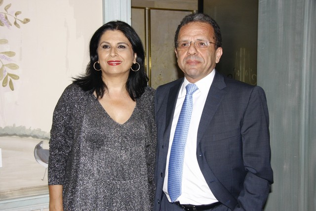 Noha and Patrick Baz Singing Dinner 