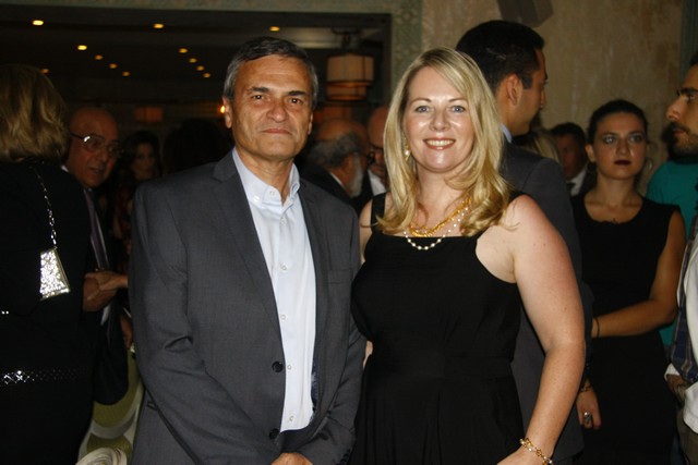 Noha and Patrick Baz Singing Dinner 