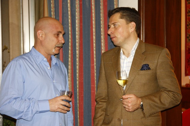 Noha and Patrick Baz Hosting The Star Chef Joe Barza 