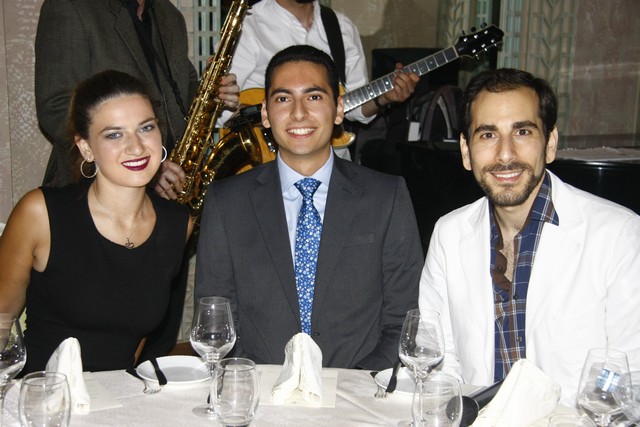 Noha and Patrick Baz Singing Dinner 
