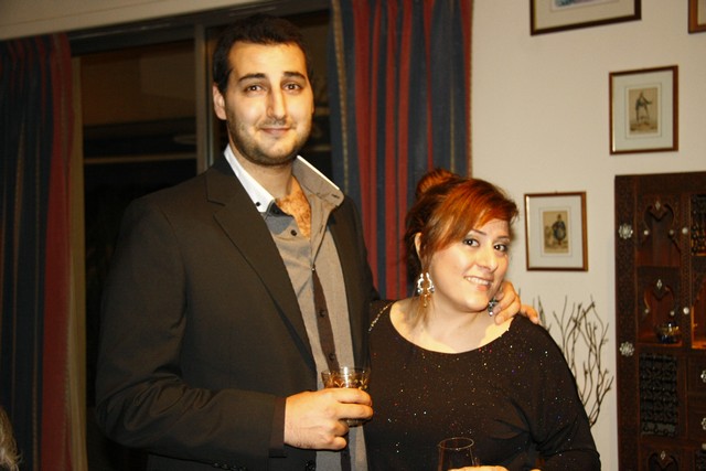 Noha and Patrick Baz Hosting The Star Chef Joe Barza 