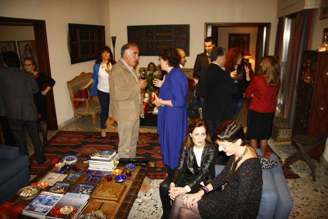 Noha and Patrick Baz Hosting The Star Chef Joe Barza 