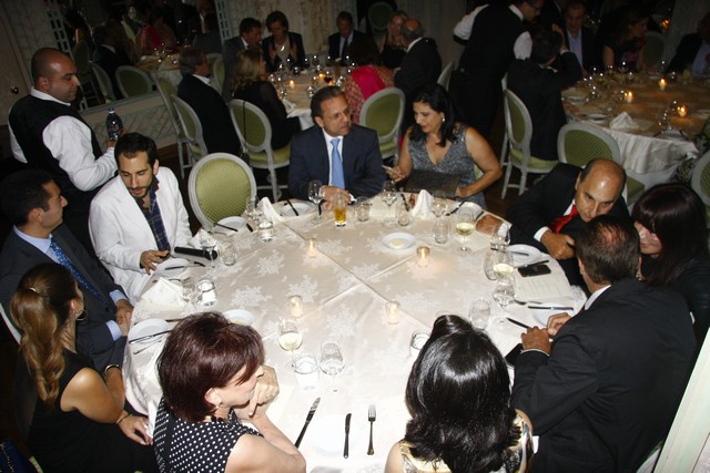 Noha and Patrick Baz Singing Dinner 