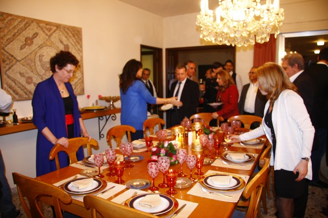 Noha and Patrick Baz Hosting The Star Chef Joe Barza 