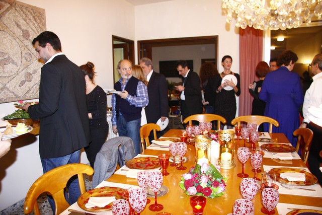 Noha and Patrick Baz Hosting The Star Chef Joe Barza 