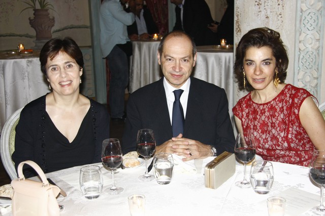 Noha and Patrick Baz Singing Dinner 
