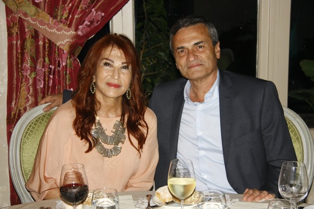 Noha and Patrick Baz Singing Dinner 