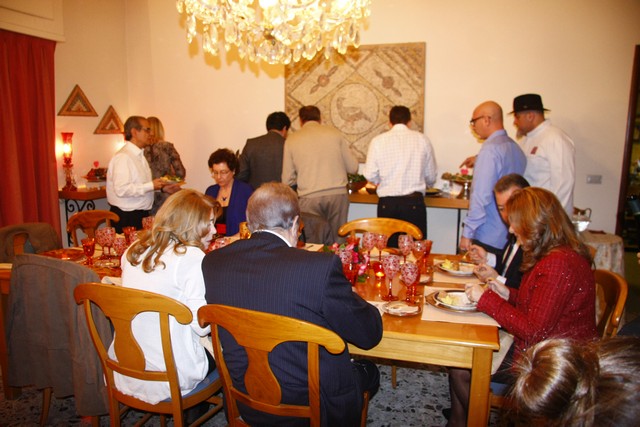 Noha and Patrick Baz Hosting The Star Chef Joe Barza 