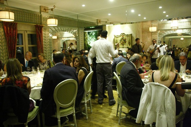 Noha and Patrick Baz Singing Dinner 