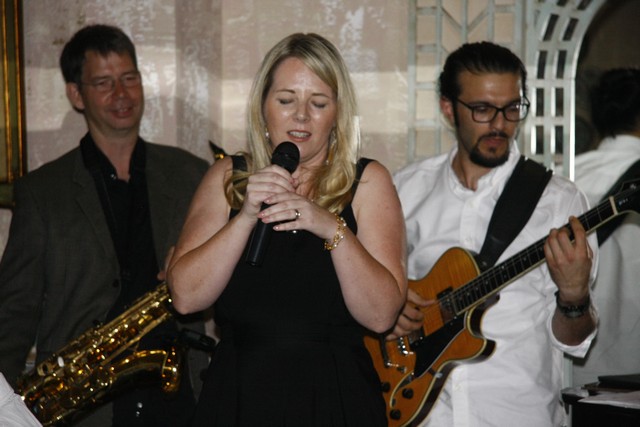 Noha and Patrick Baz Singing Dinner 