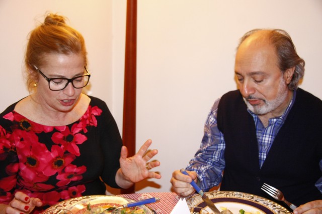 Noha and Patrick Baz Hosting The Star Chef Joe Barza 