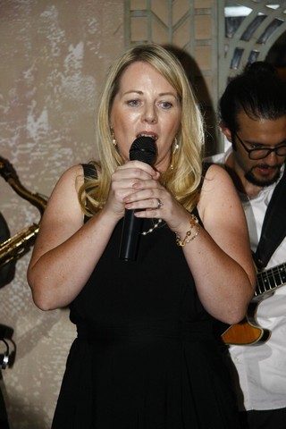 Noha and Patrick Baz Singing Dinner 