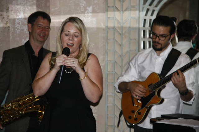 Noha and Patrick Baz Singing Dinner 