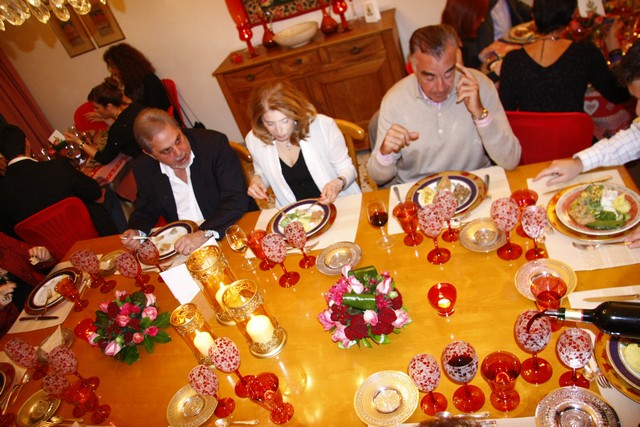 Noha and Patrick Baz Hosting The Star Chef Joe Barza 