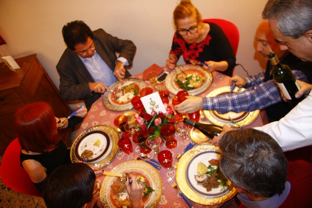 Noha and Patrick Baz Hosting The Star Chef Joe Barza 