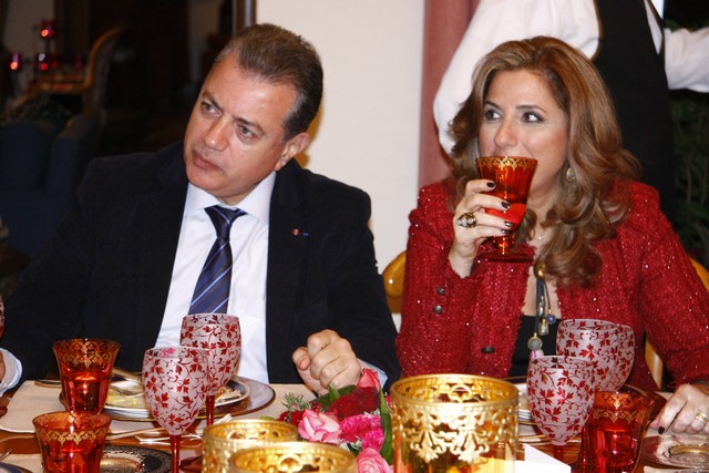 Noha and Patrick Baz Hosting The Star Chef Joe Barza 