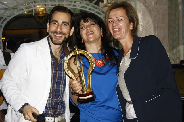 Noha and Patrick Baz Singing Dinner 