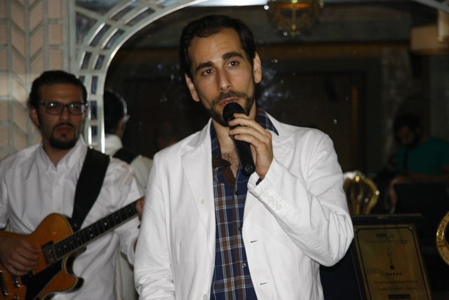 Noha and Patrick Baz Singing Dinner 