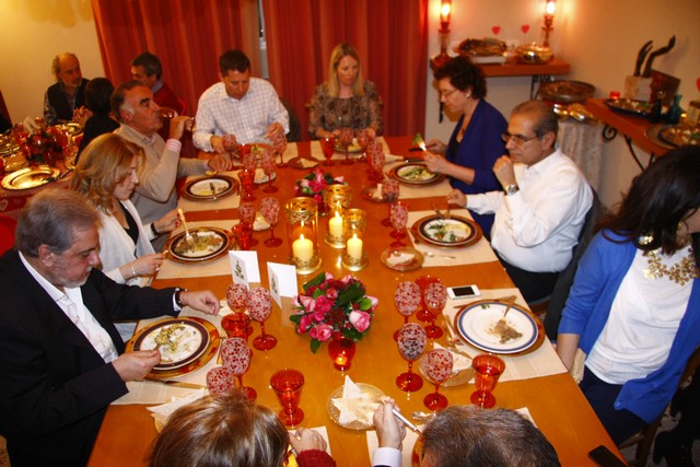 Noha and Patrick Baz Hosting The Star Chef Joe Barza 