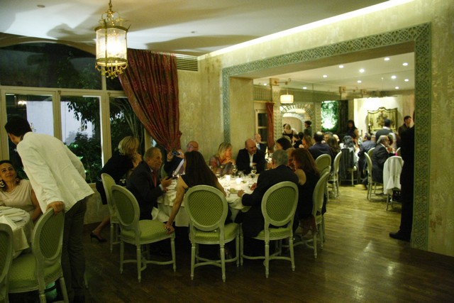 Noha and Patrick Baz Singing Dinner 