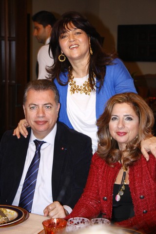 Noha and Patrick Baz Hosting The Star Chef Joe Barza 