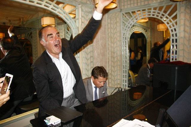 Noha and Patrick Baz Singing Dinner 