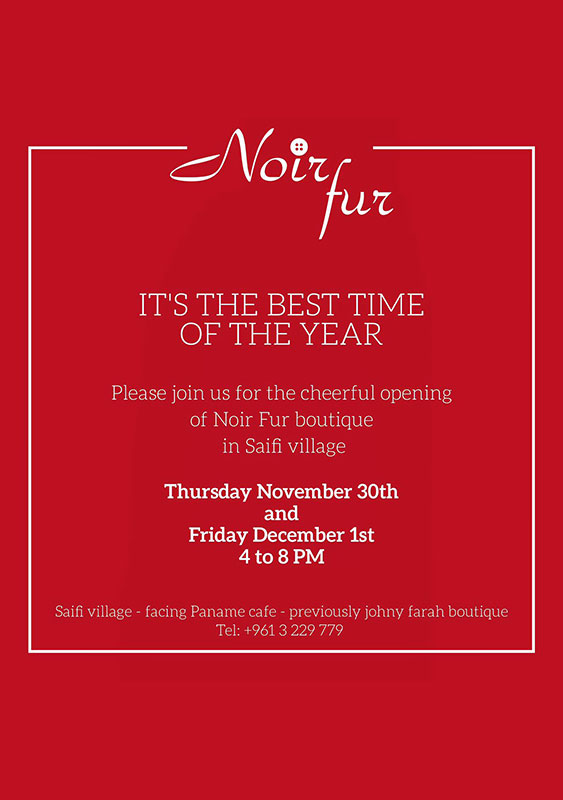 Opening of Noir Fur Boutique Day 1