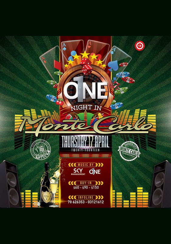 O1NE Night in Monte Carlo