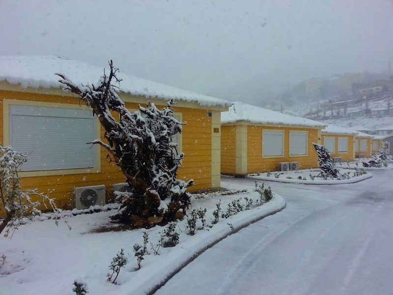 Lebanon covered by snow 
