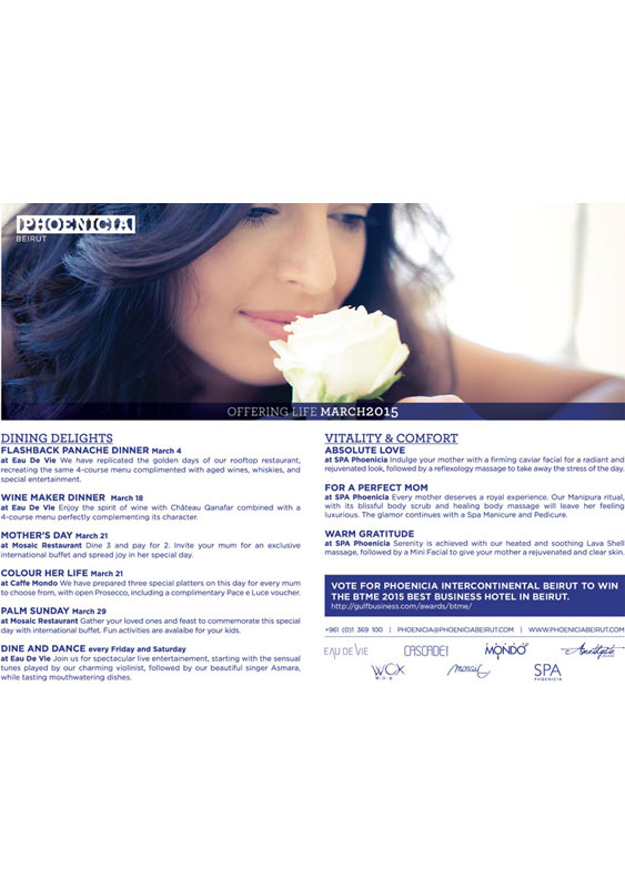 Phoenicia March Newsletter