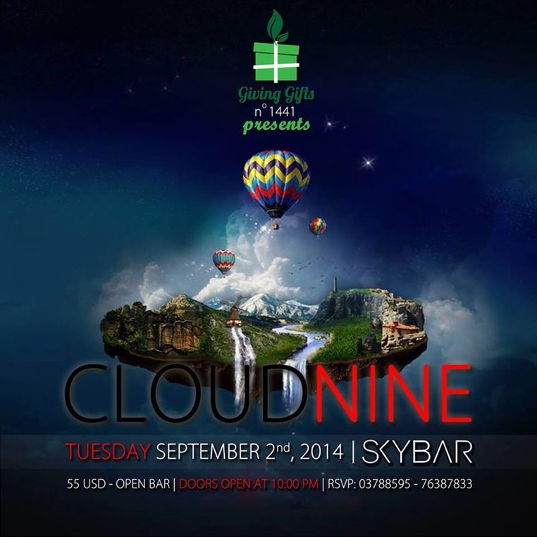 Giving Gifts CloudNine at Skybar