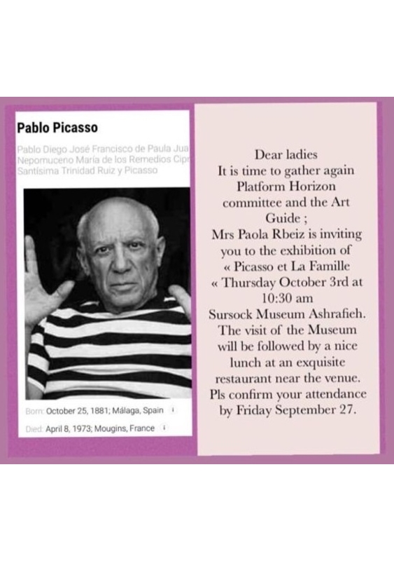 Picasso et la Famille Exhibition