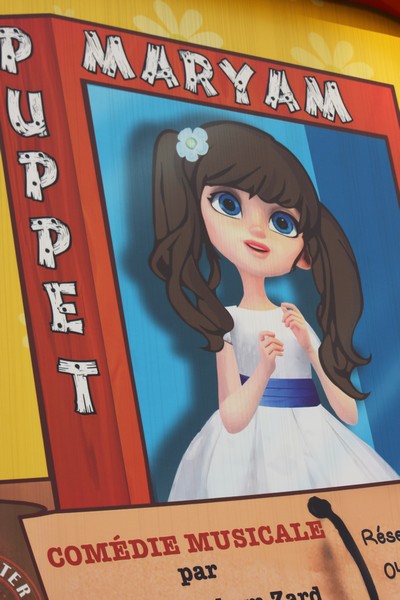 Puppet Maryam at Le Theatre de Gisele