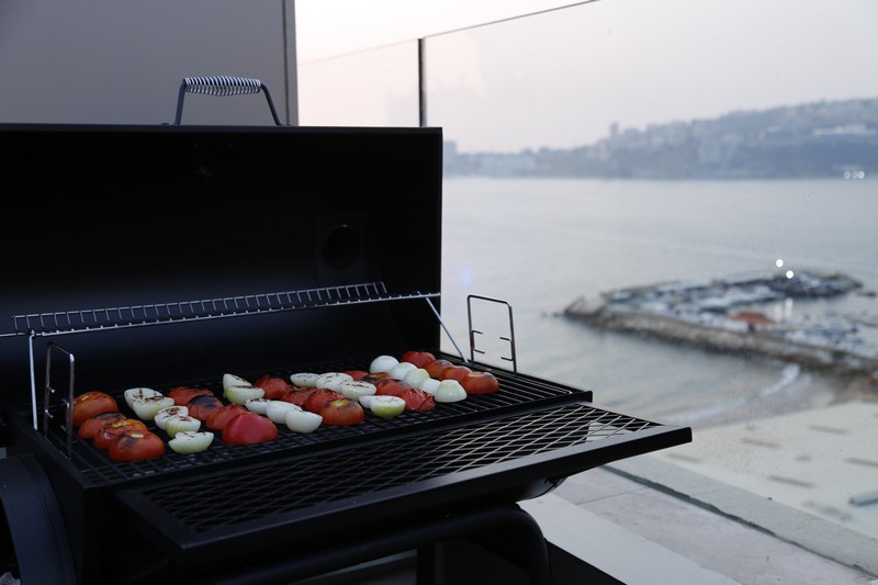 Open BBQ Grill & Bar at Le View Rooftop-Princessa Hotel