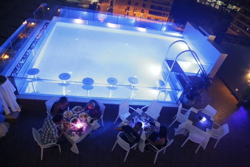 Open BBQ Grill & Bar at Le View Rooftop-Princessa Hotel