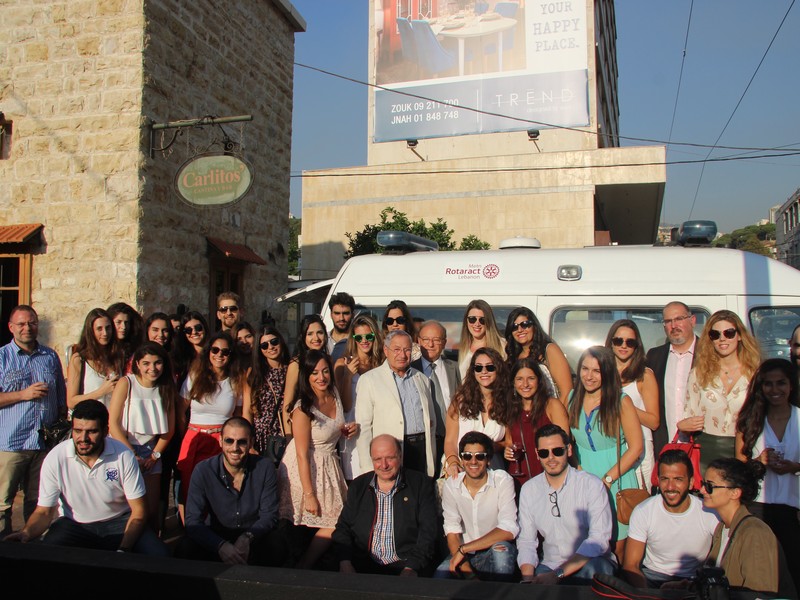 Rotaract Club of Metn Equipping 2 Ambulances for the Red Cross