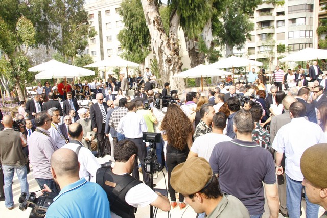 Opening of Sanayeh Garden