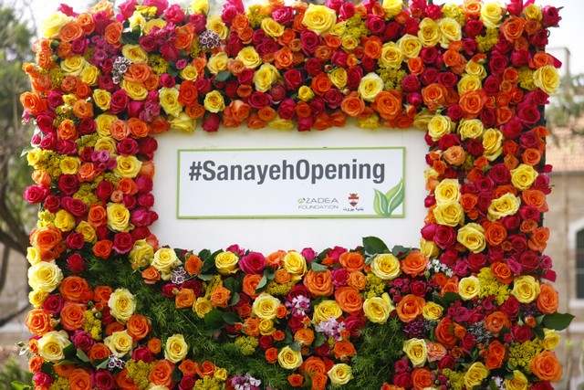 Opening of Sanayeh Garden