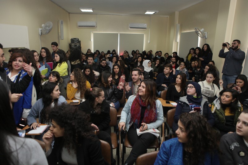 Sayidaty Panel at Journalism Lebanese Faculty
