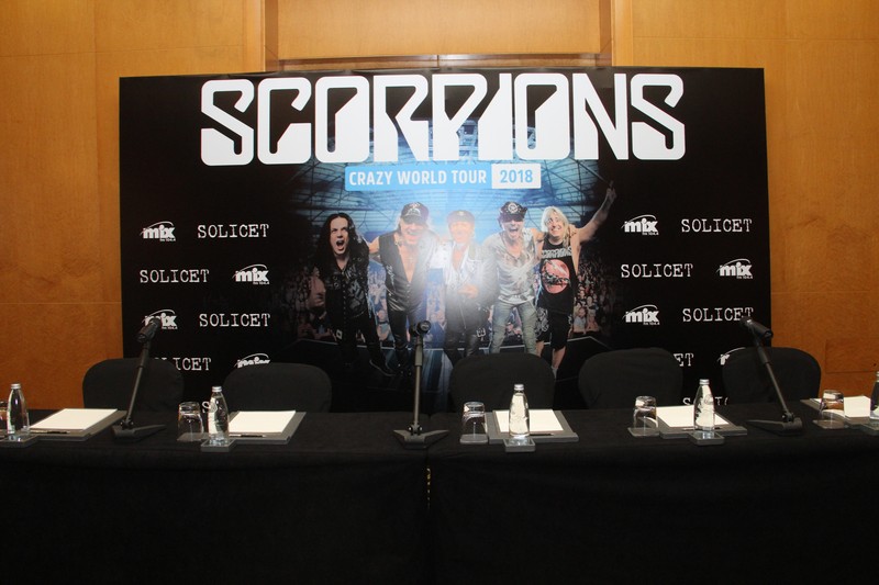The Scorpions press conference
