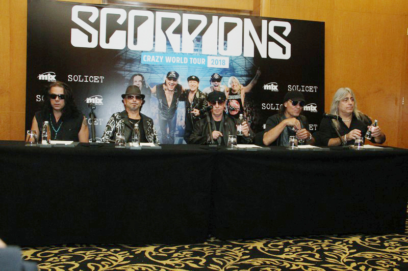 The Scorpions press conference