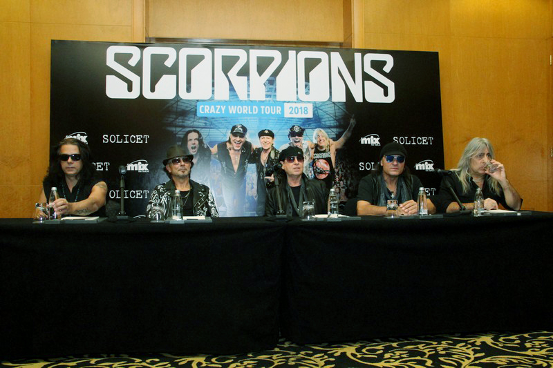 The Scorpions press conference