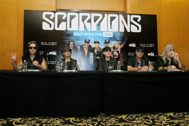 The Scorpions press conference