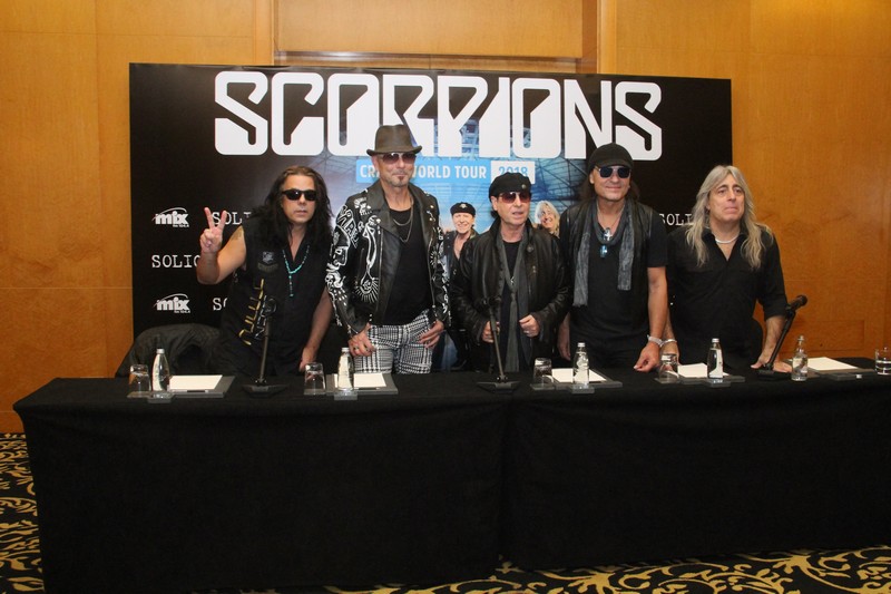 The Scorpions press conference