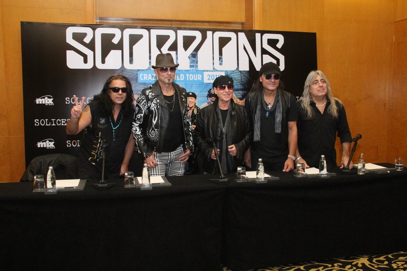 The Scorpions press conference