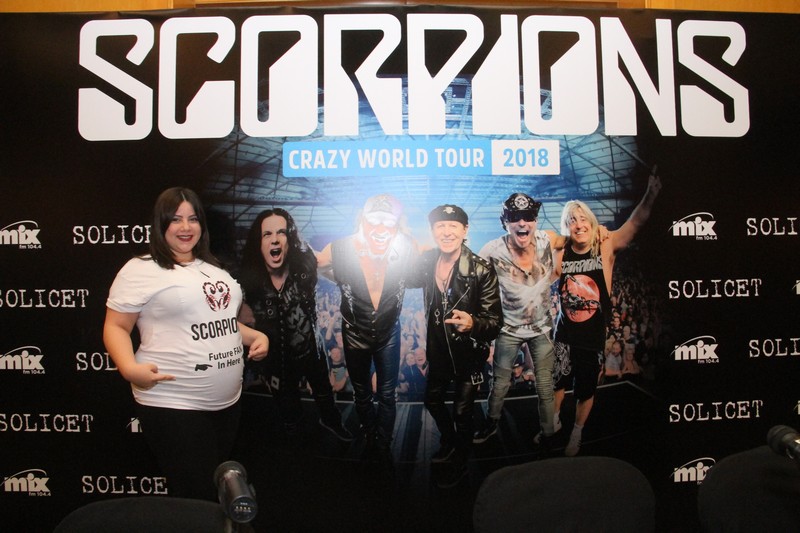 The Scorpions press conference