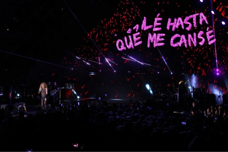Shakira at Cedars Festival